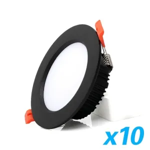 10Pcs LED Downlight 12W 15W 18W 9W AC220V 5W 7W 110V Recessed Spot Thick Aluminum Lighting Bedroom Kitchen Indoor Down Lamp