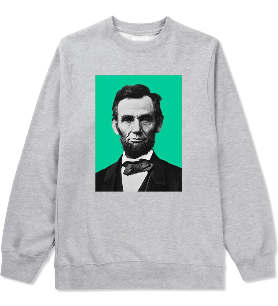 Abraham Lincoln Portrait Mens Crewneck Sweatshirt