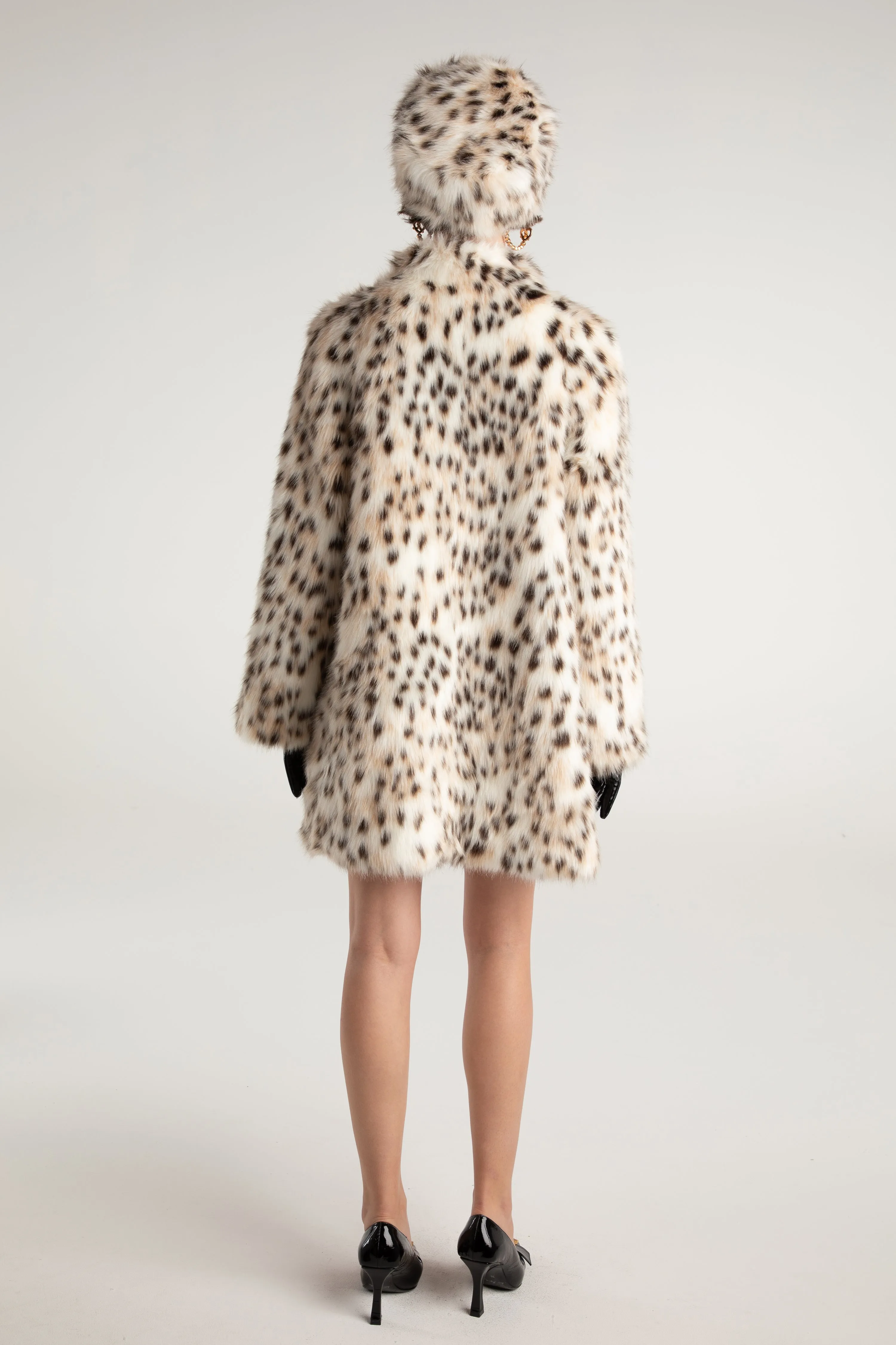 Adeline Fur Coat (Leopard)