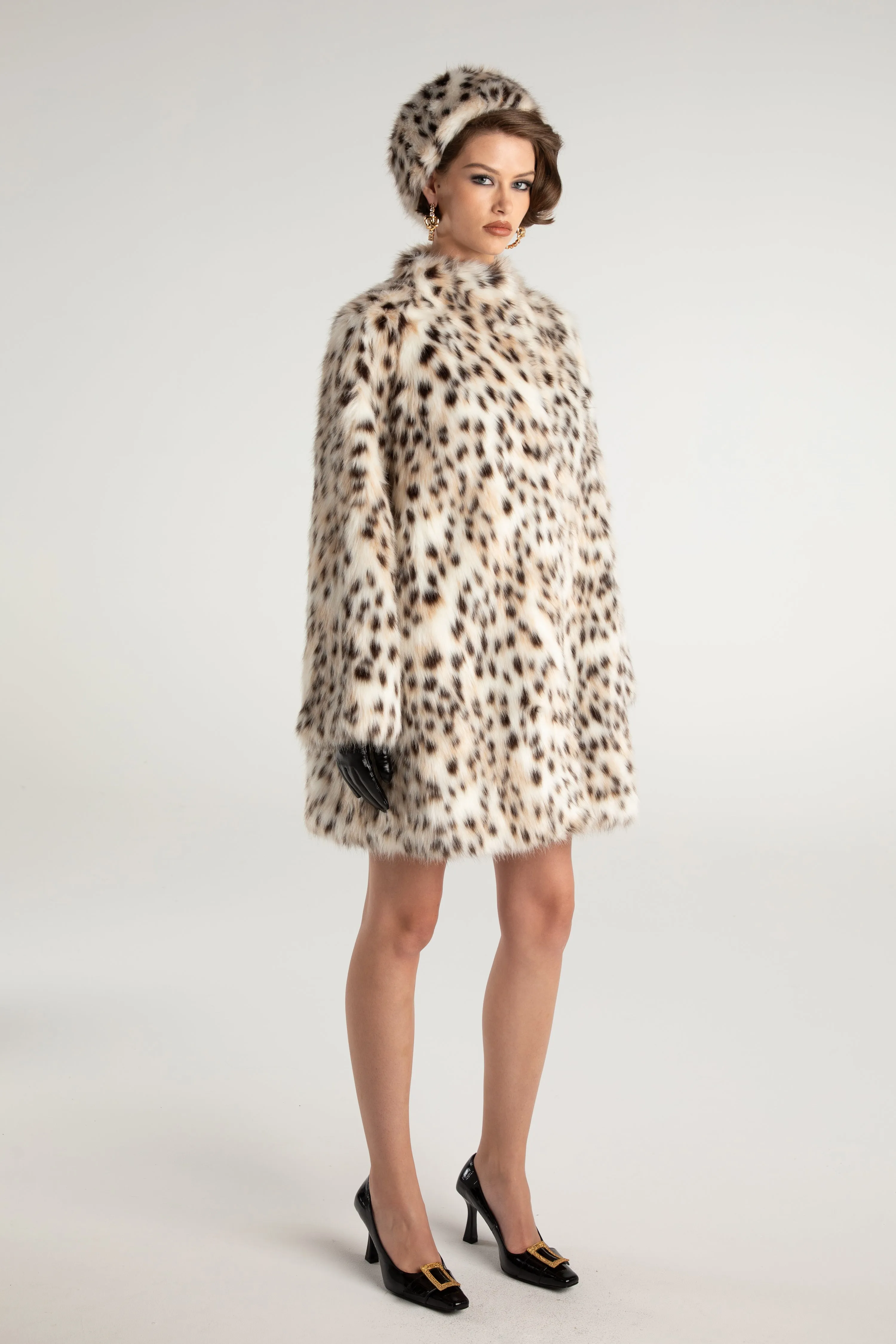 Adeline Fur Coat (Leopard)