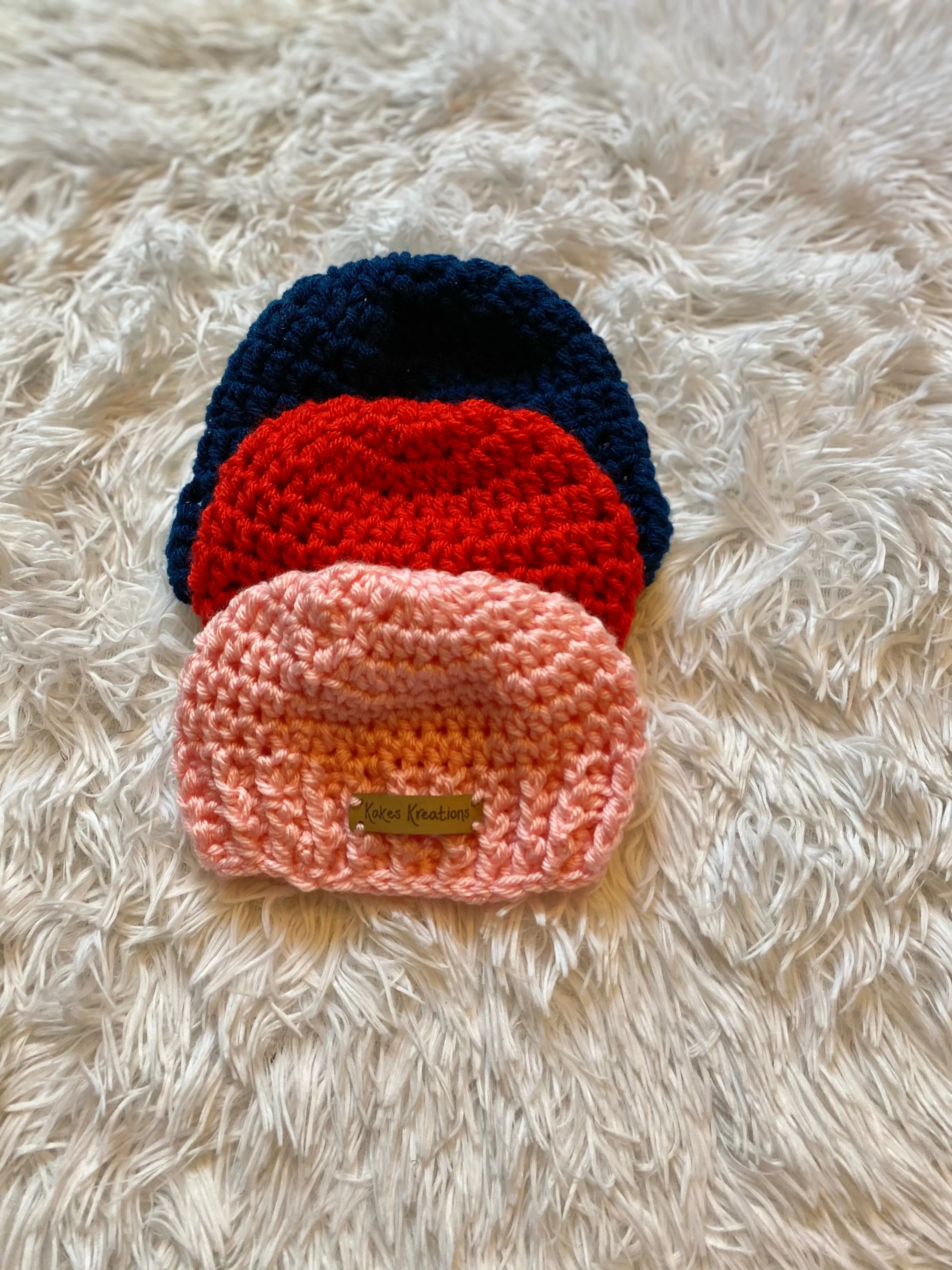 Baby booties & hat set