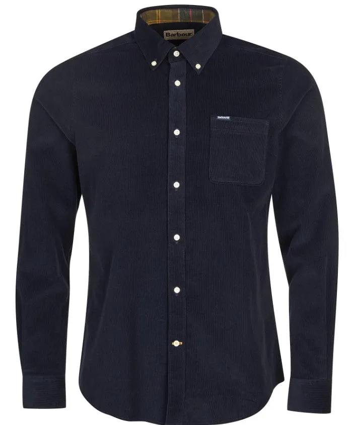 Barbour - Ramsey Tailored Cord Shirt, Navy