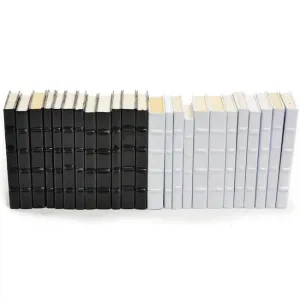 Black & White Decorative Faux Books