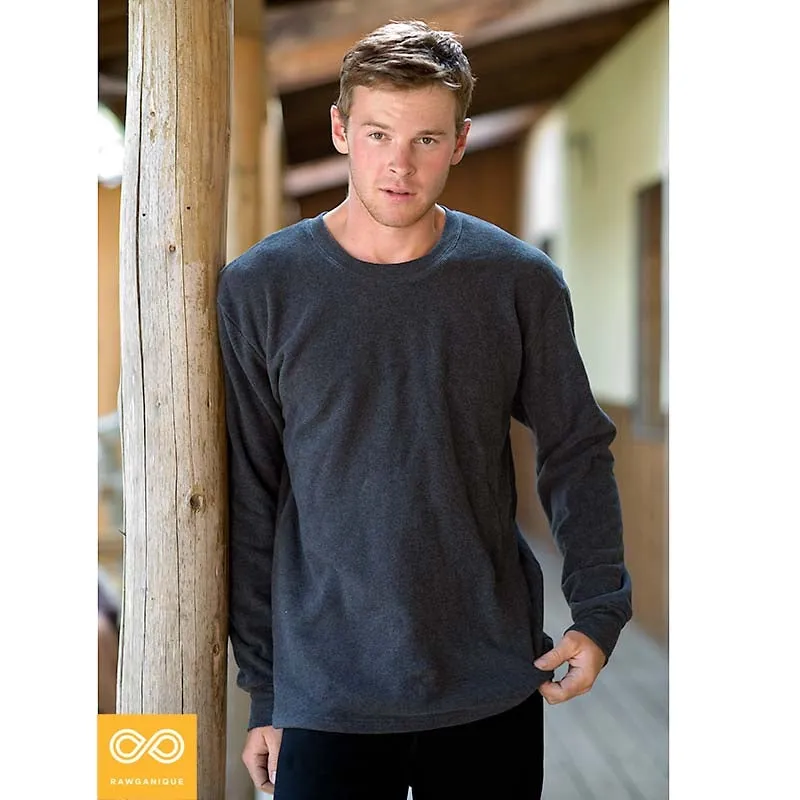 BUFFALO 100% Organic Cotton Fleece Sweatshirt (Unisex) (Latex-free)