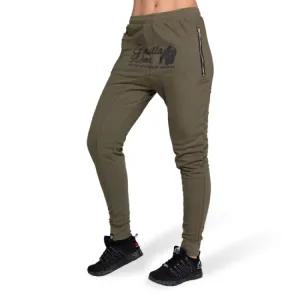 Celina Drop Crotch Joggers- Army Green