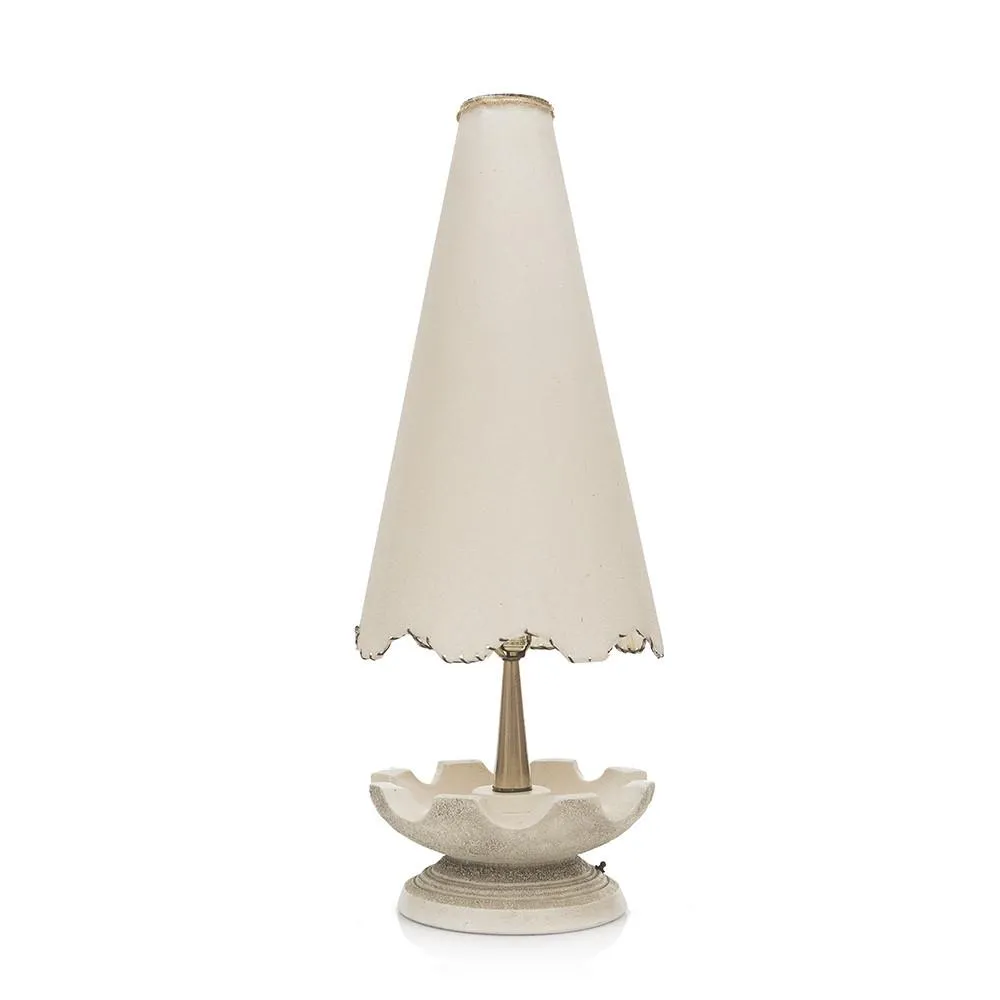 Cone Shaded Ashtray Lamp