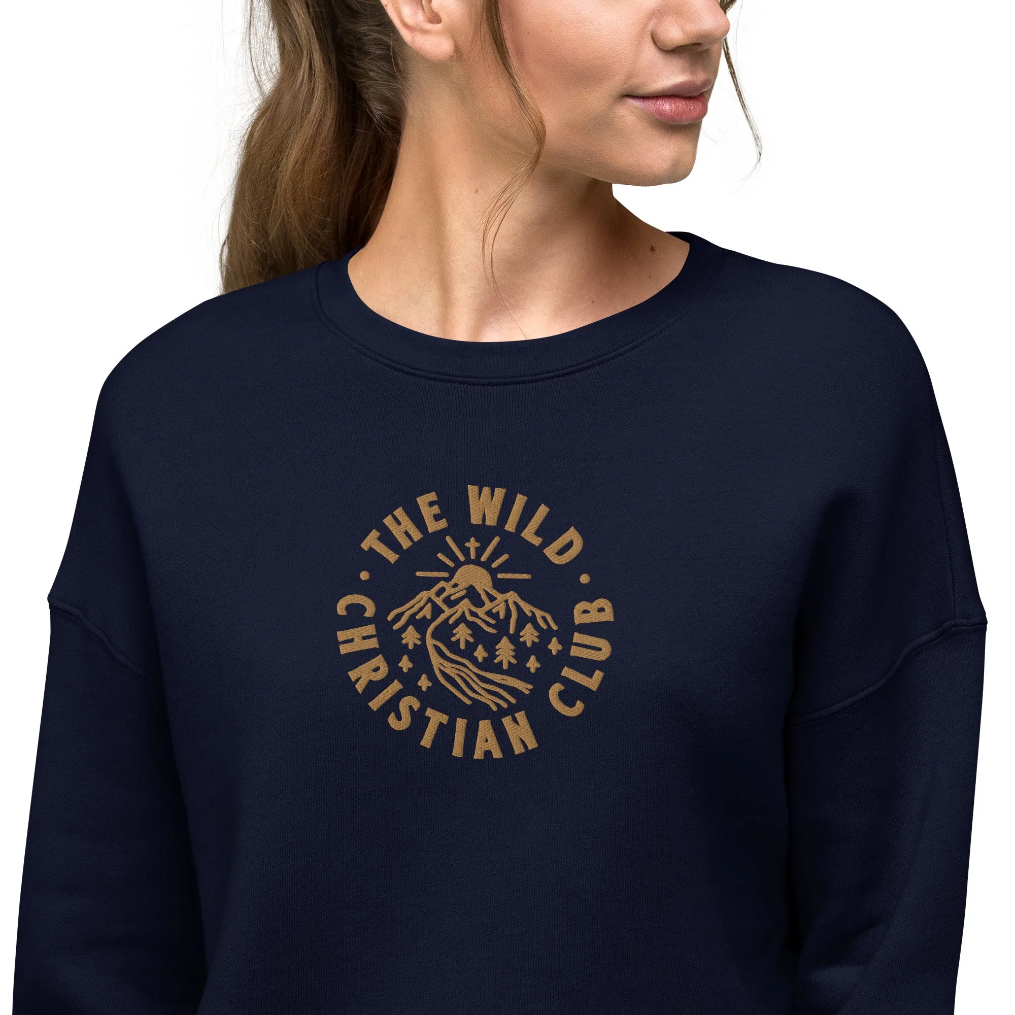 Embroidered Crop Sweatshirt - TWCC