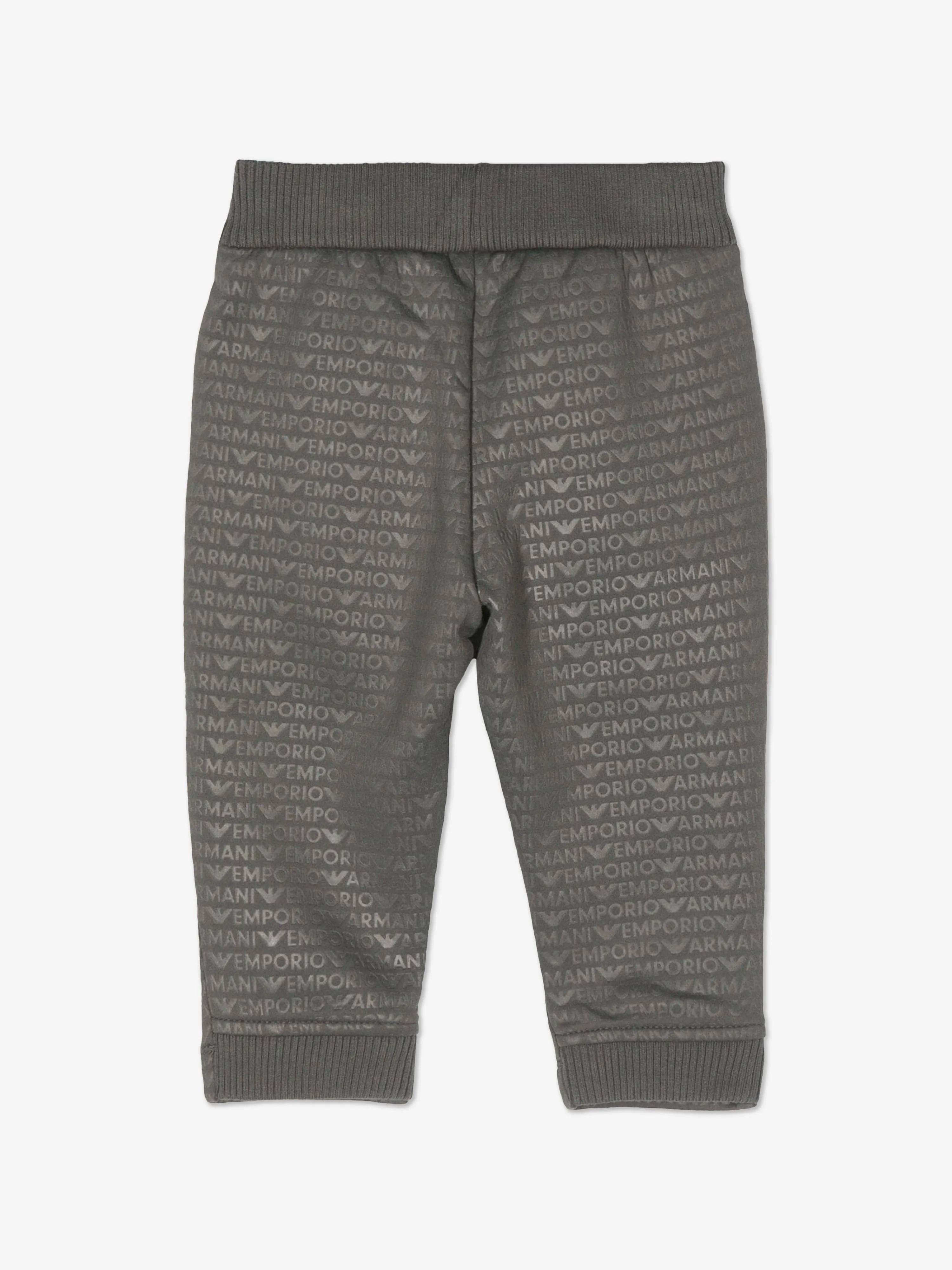 Emporio Armani Baby Boys Logo Jogtgers in Green