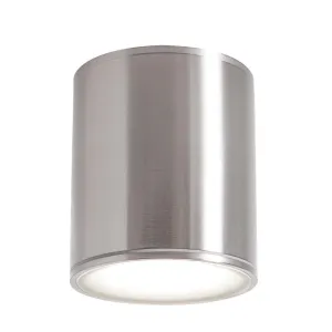 Everly 5 in. LED Flush Mount Light 120-277V, Selectable CCT Satin Nickel