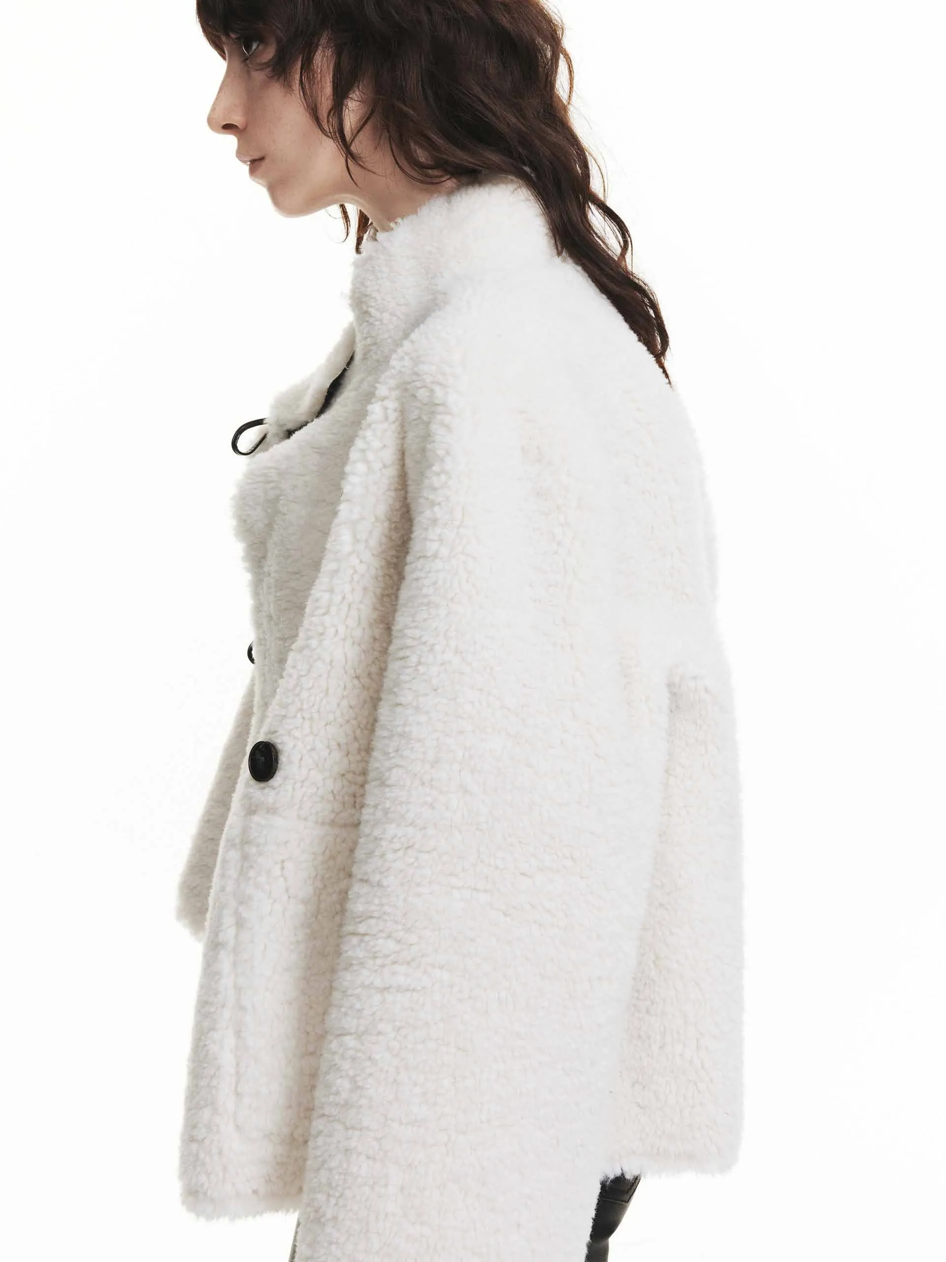 Faux Shearling Coat