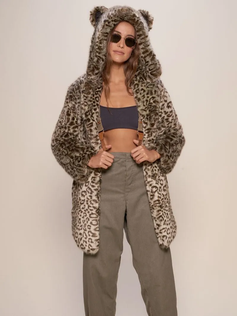 Forest Leopard Luxe Classic Faux Fur Coat | Women's