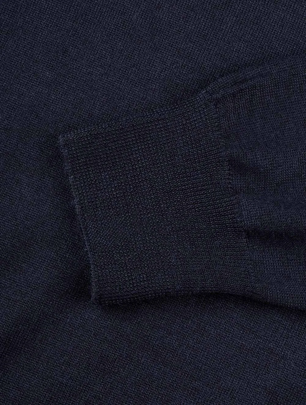 Half-Zip Tennis Polo Navy