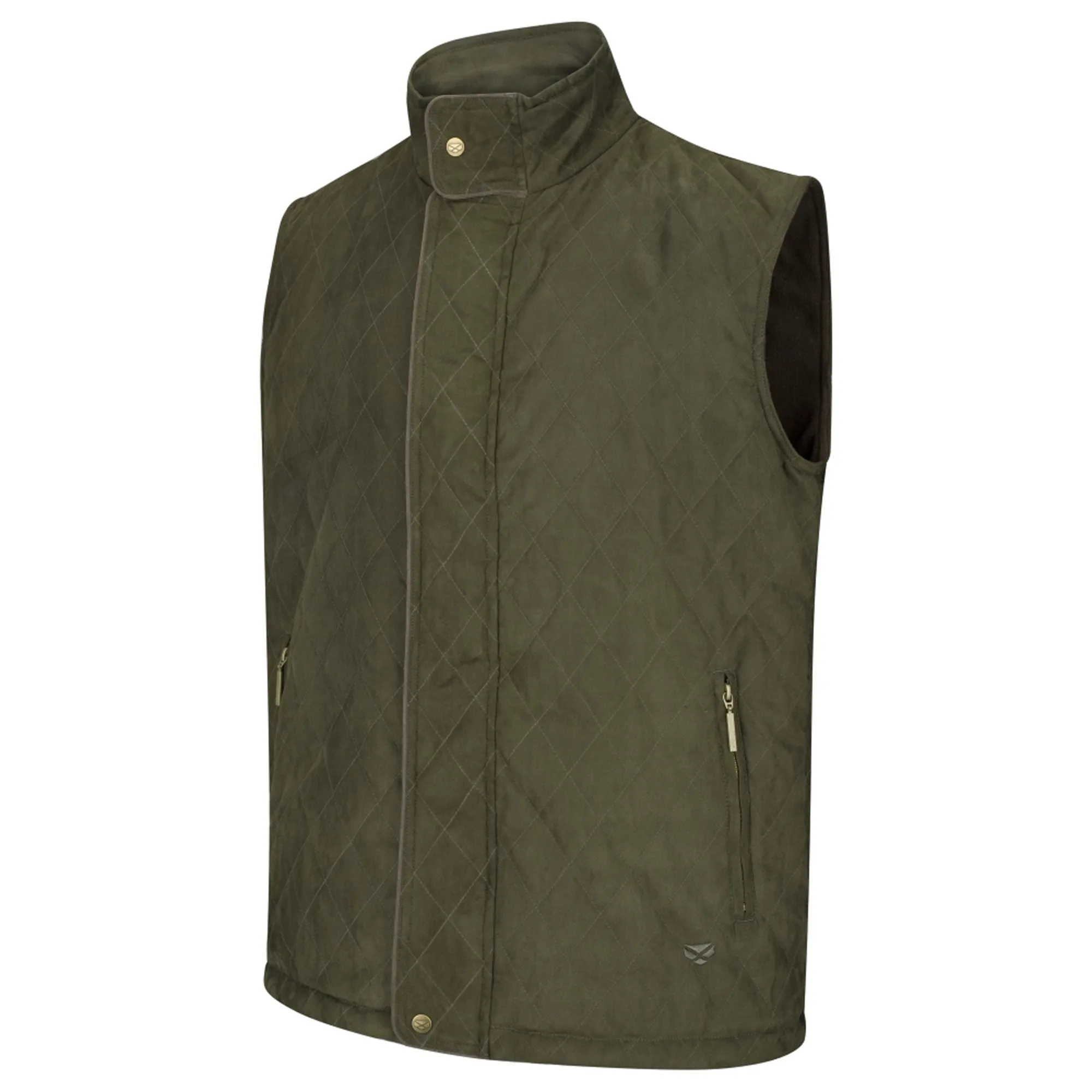 Hoggs Of Fife Mens Denholm Quilted Gilet