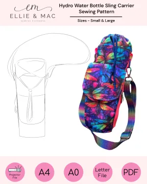 Hydro Water Bottle Sling Carrier Pattern