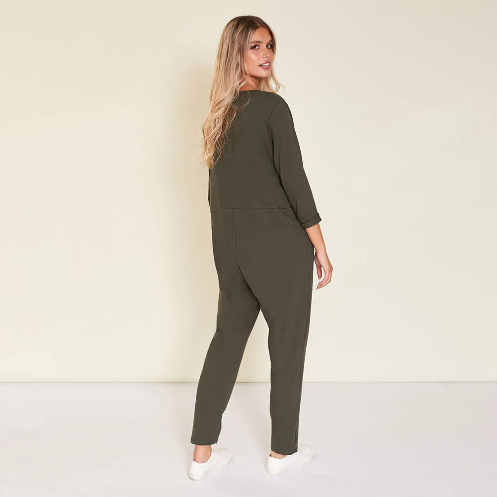 Jodie Jumpsuit (Khaki)