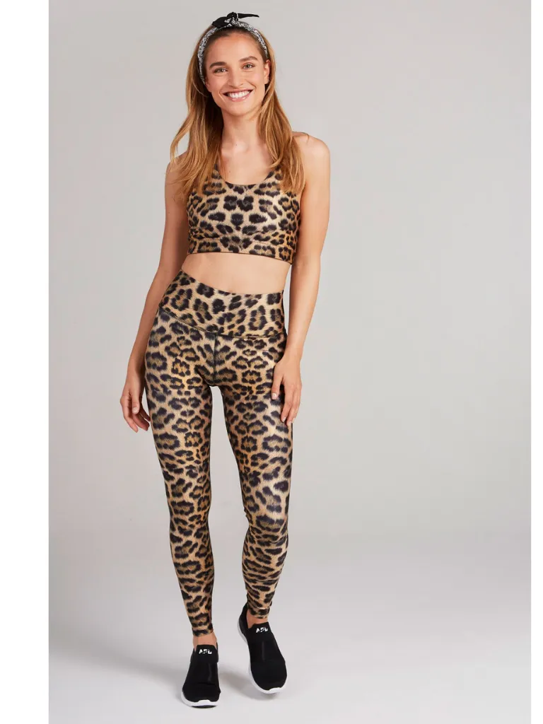 Leopard Goals High Rise Leggings