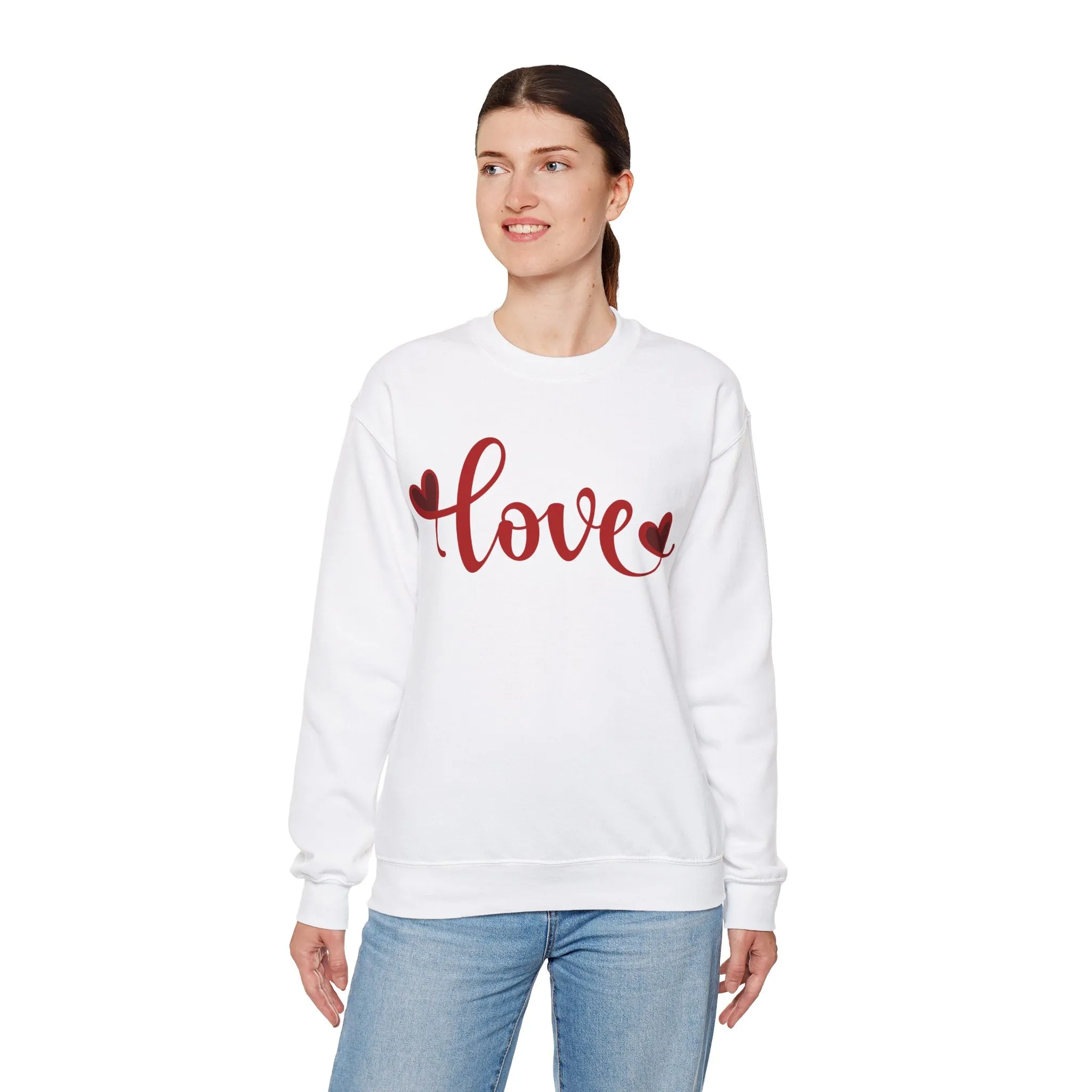 Love Crewneck Sweatshirt - Cozy Unisex Pullover