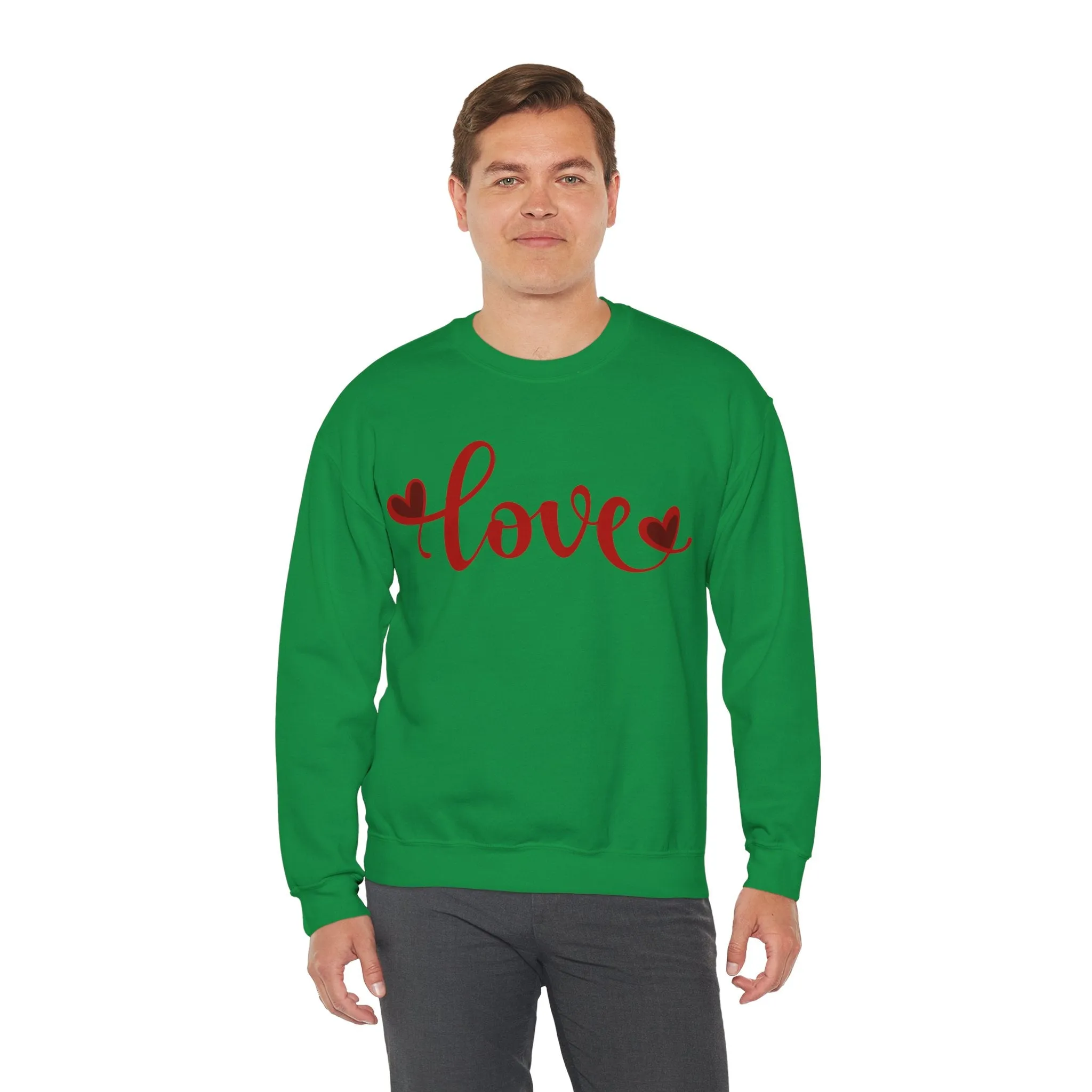 Love Crewneck Sweatshirt - Cozy Unisex Pullover