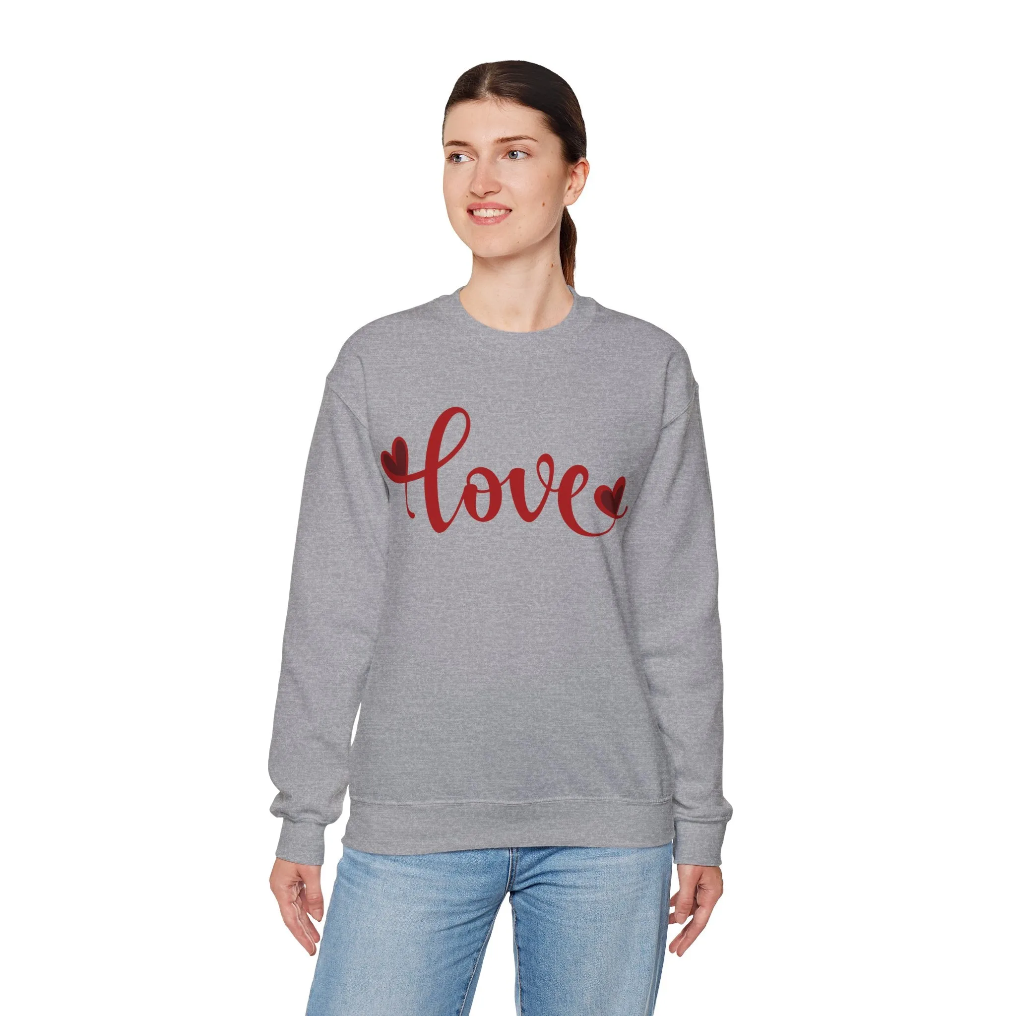 Love Crewneck Sweatshirt - Cozy Unisex Pullover