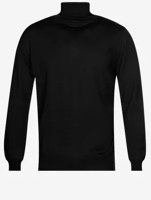 Merino Turtle Neck Black