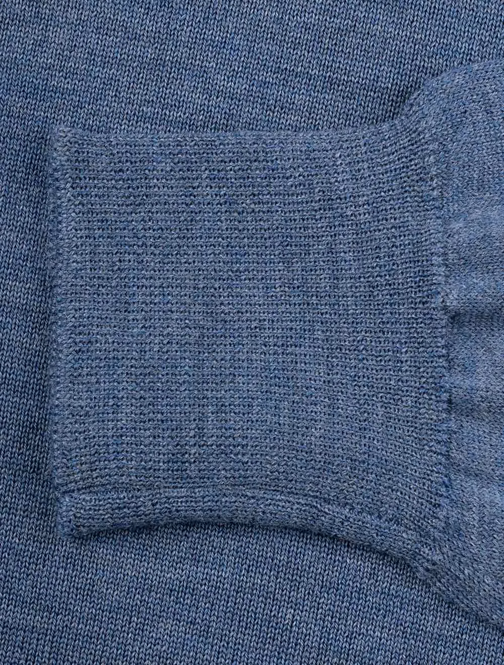 Merino Turtle Neck Blue