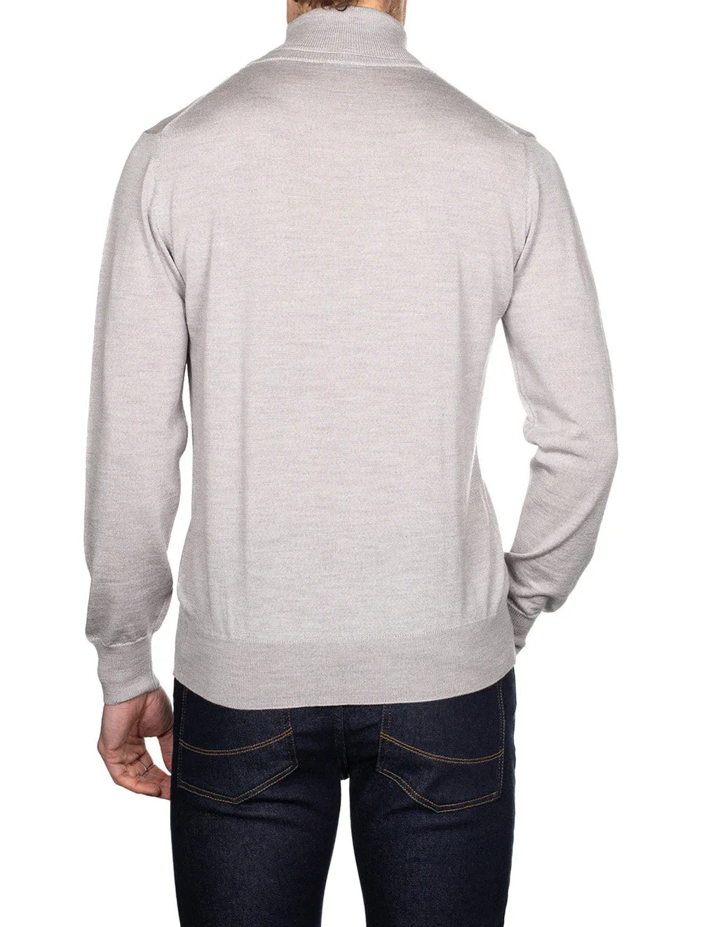 Merino Turtle Neck Grey