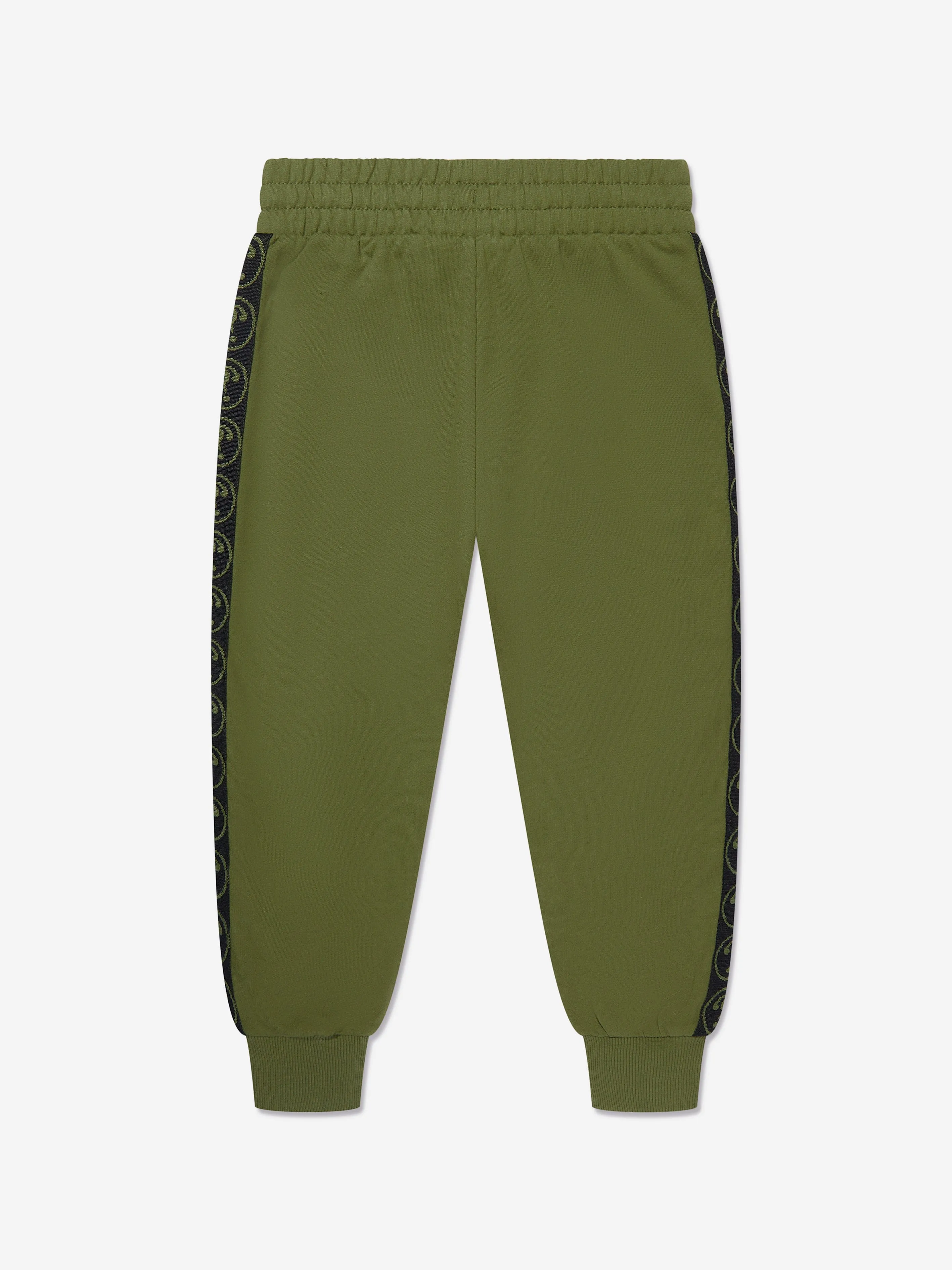 Moschino Boys Milano Logo Joggers in Green