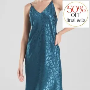 Natori Decadence Gown in Ocean Teal M78058