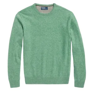 Polo Ralph Lauren Wool Crew Neck Knit Light Green Heather