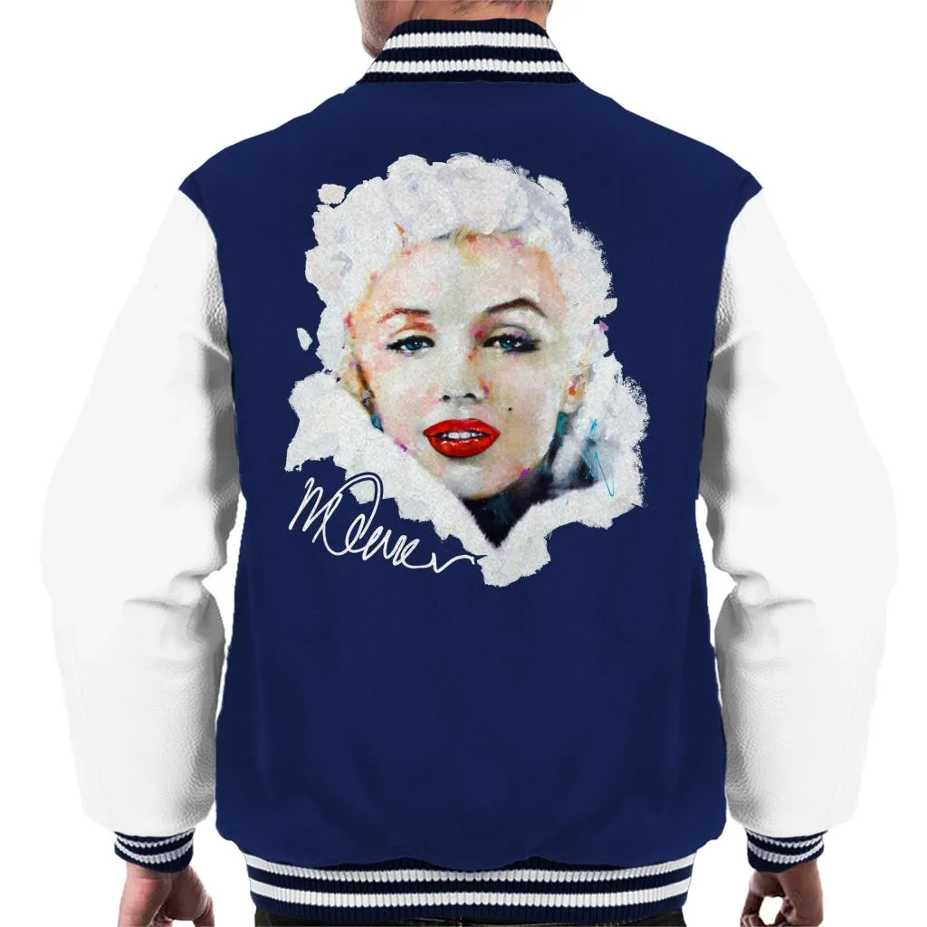 Sidney Maurer Original Portrait Of Actress Marilyn Monroe Men's Varsity Jacket