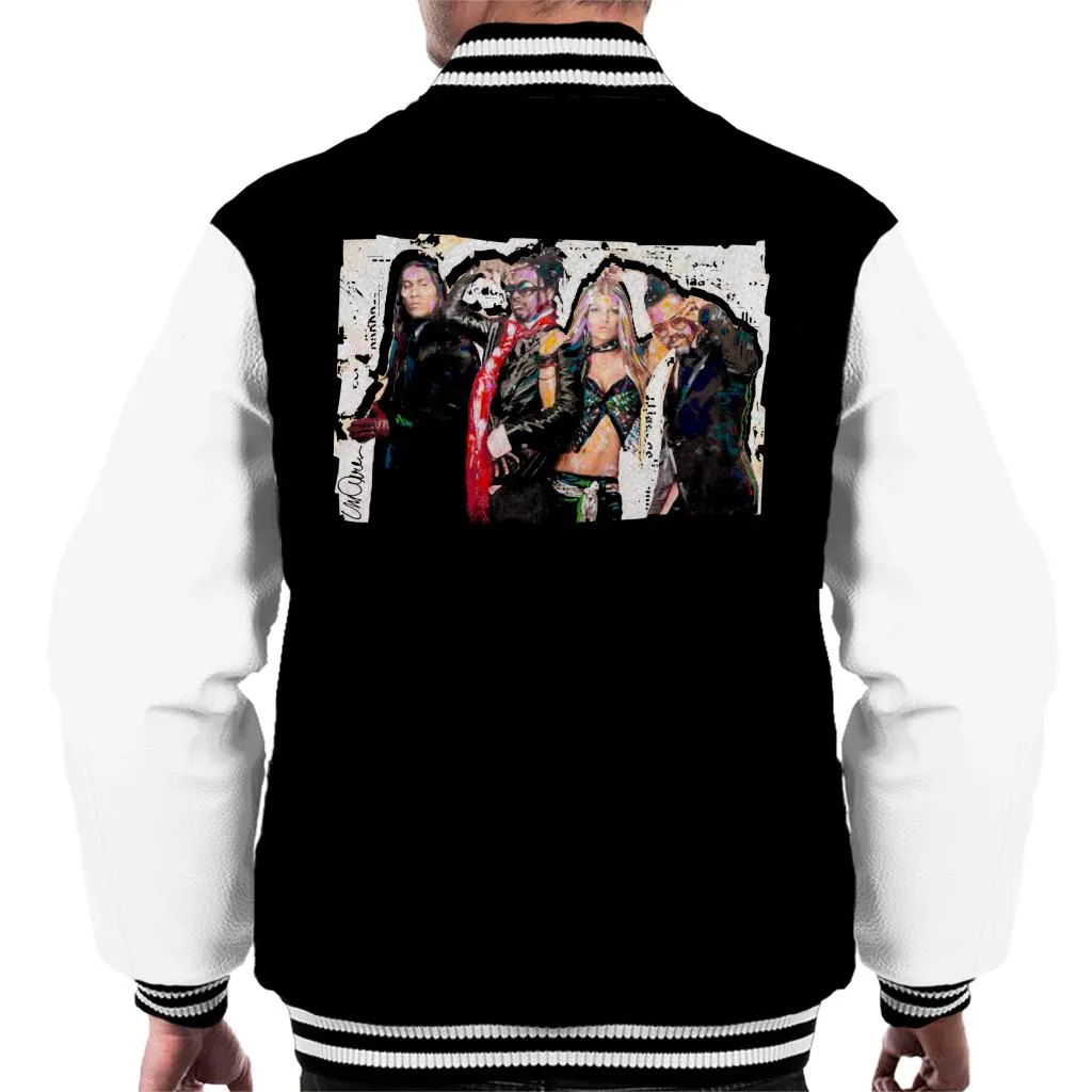 Sidney Maurer Original Portrait Of Black Eyed Peas Men's Varsity Jacket