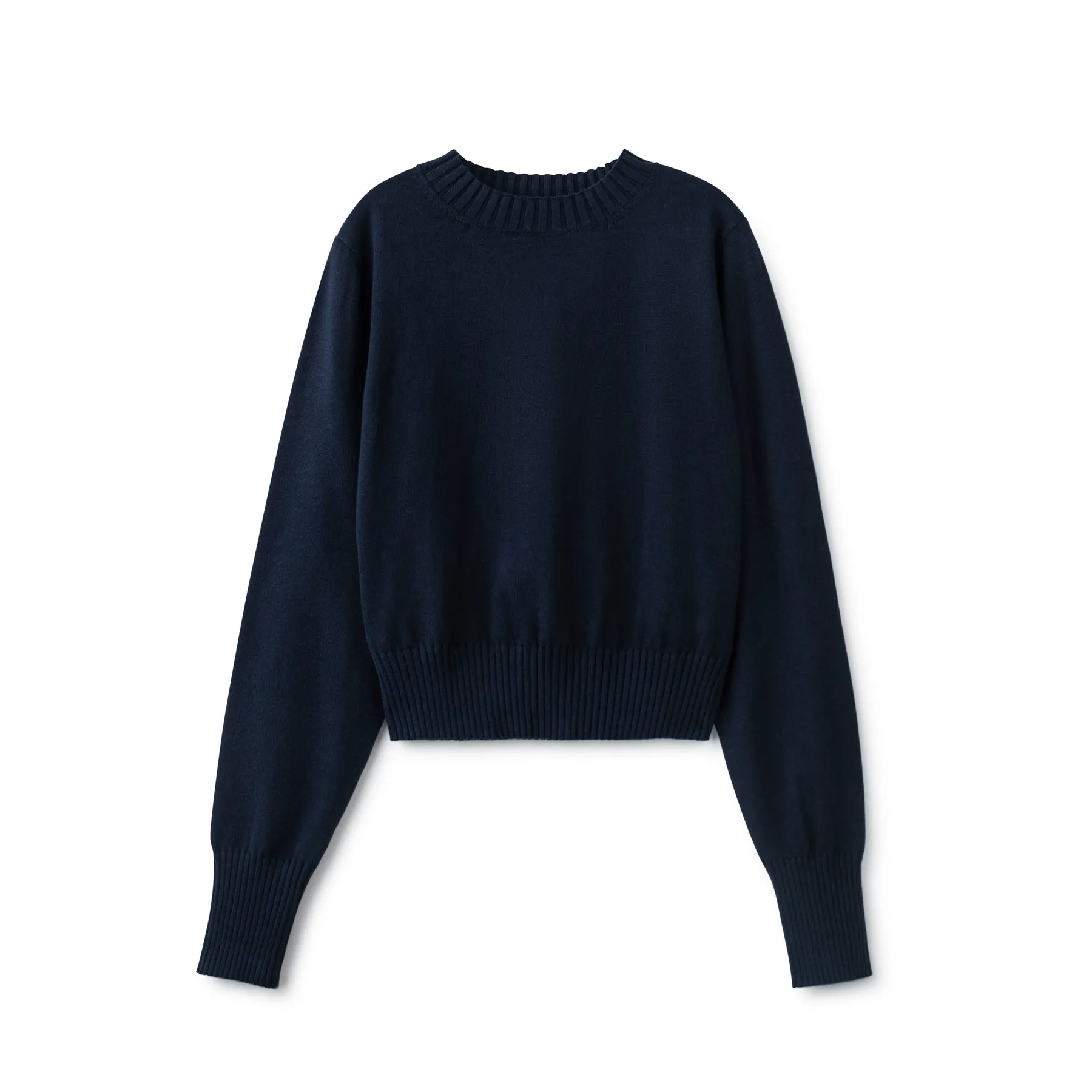 Summer Crop Sweater  IN: Navy