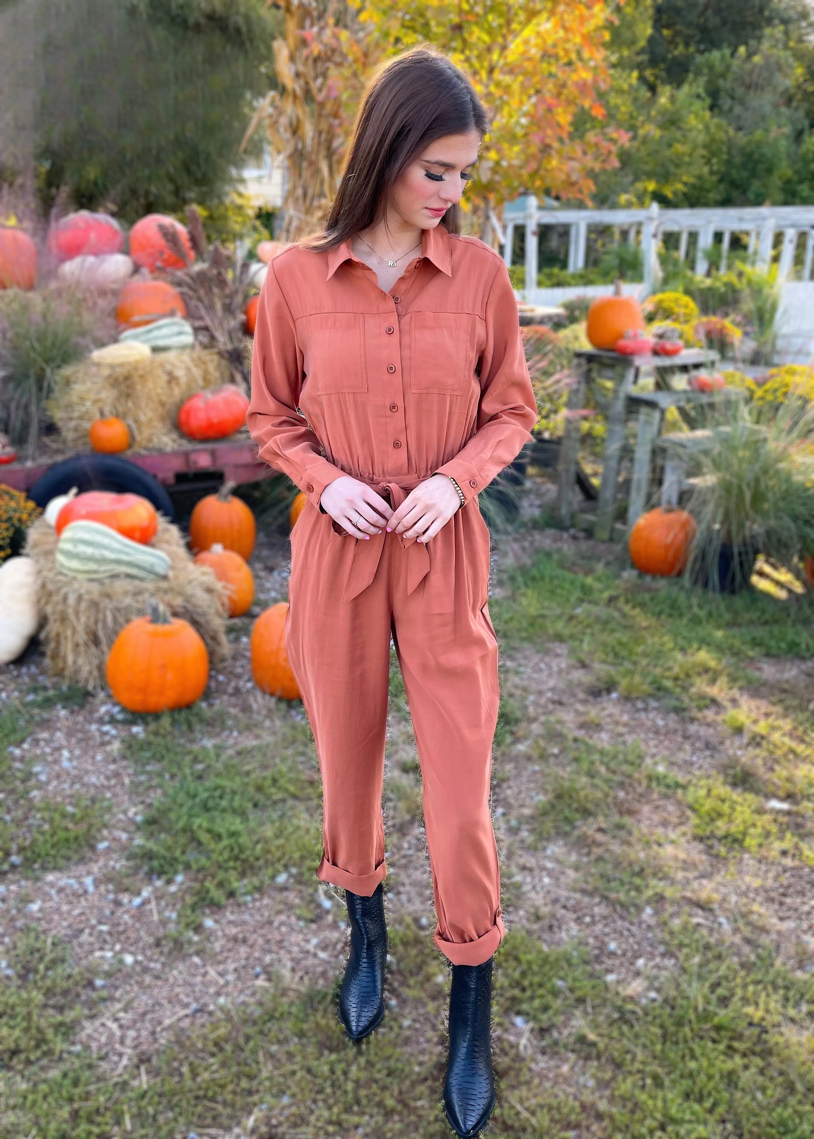 Velvet Heart Rory Jumpsuit | Toffee