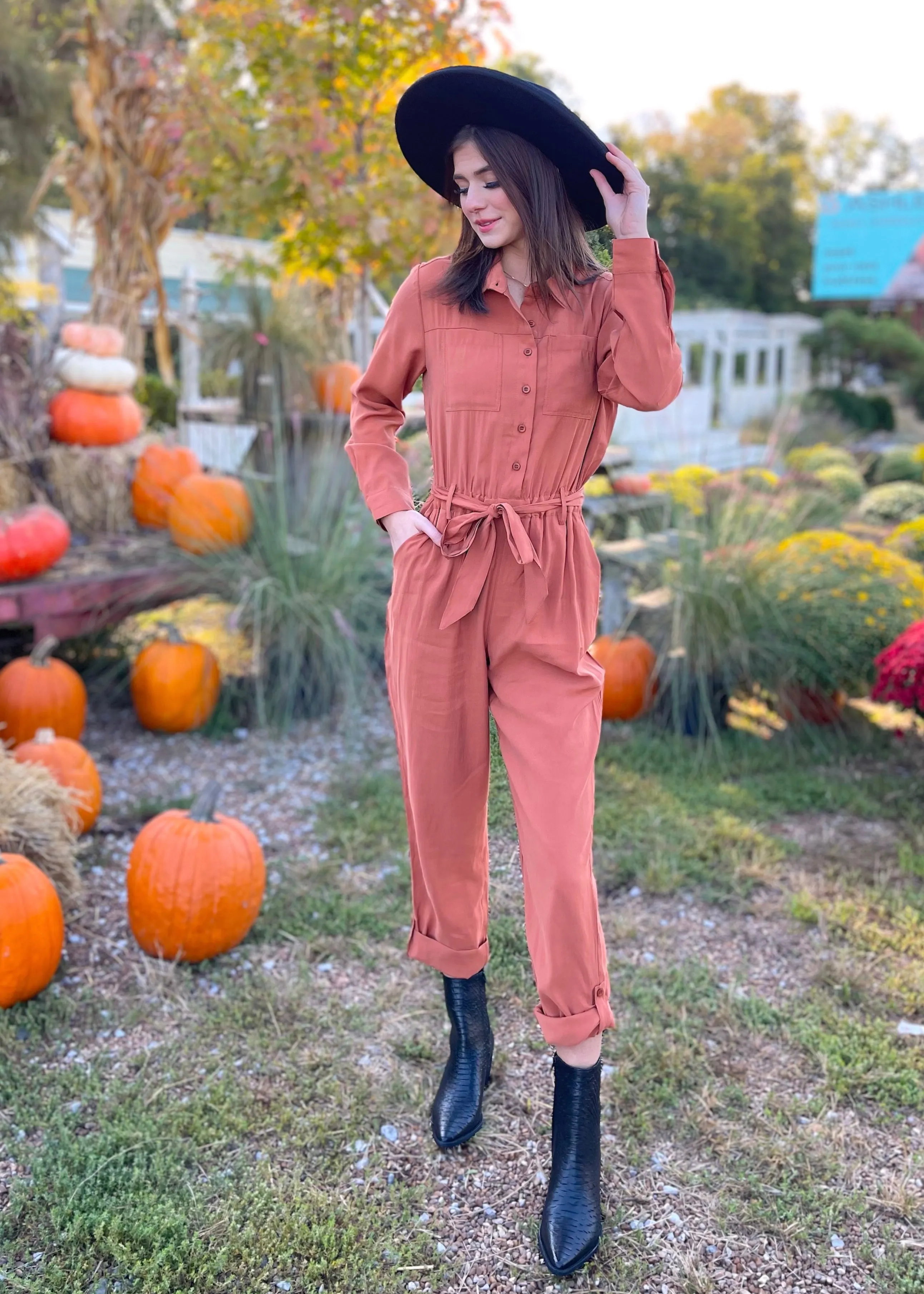 Velvet Heart Rory Jumpsuit | Toffee