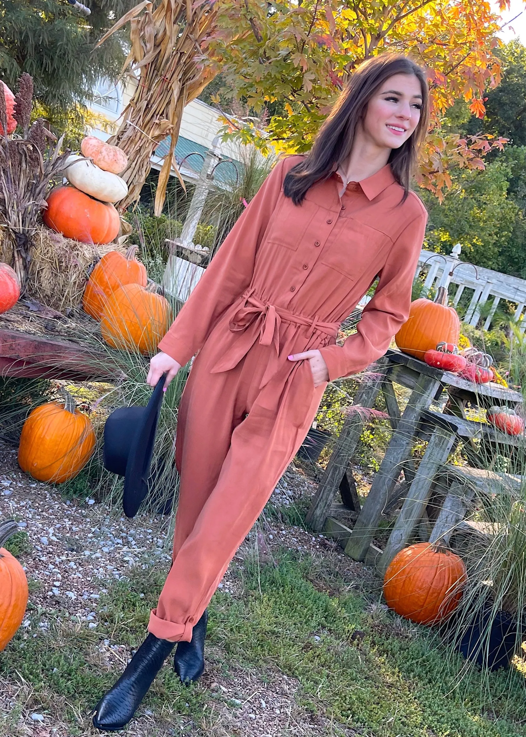 Velvet Heart Rory Jumpsuit | Toffee