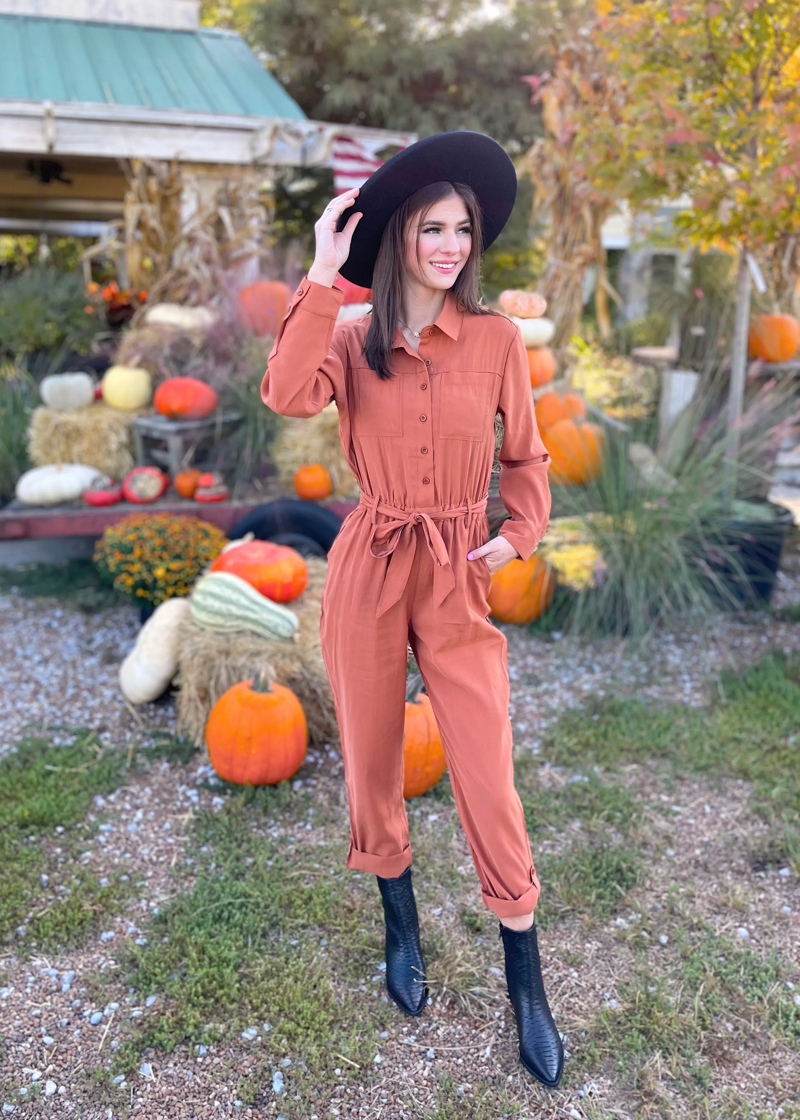 Velvet Heart Rory Jumpsuit | Toffee