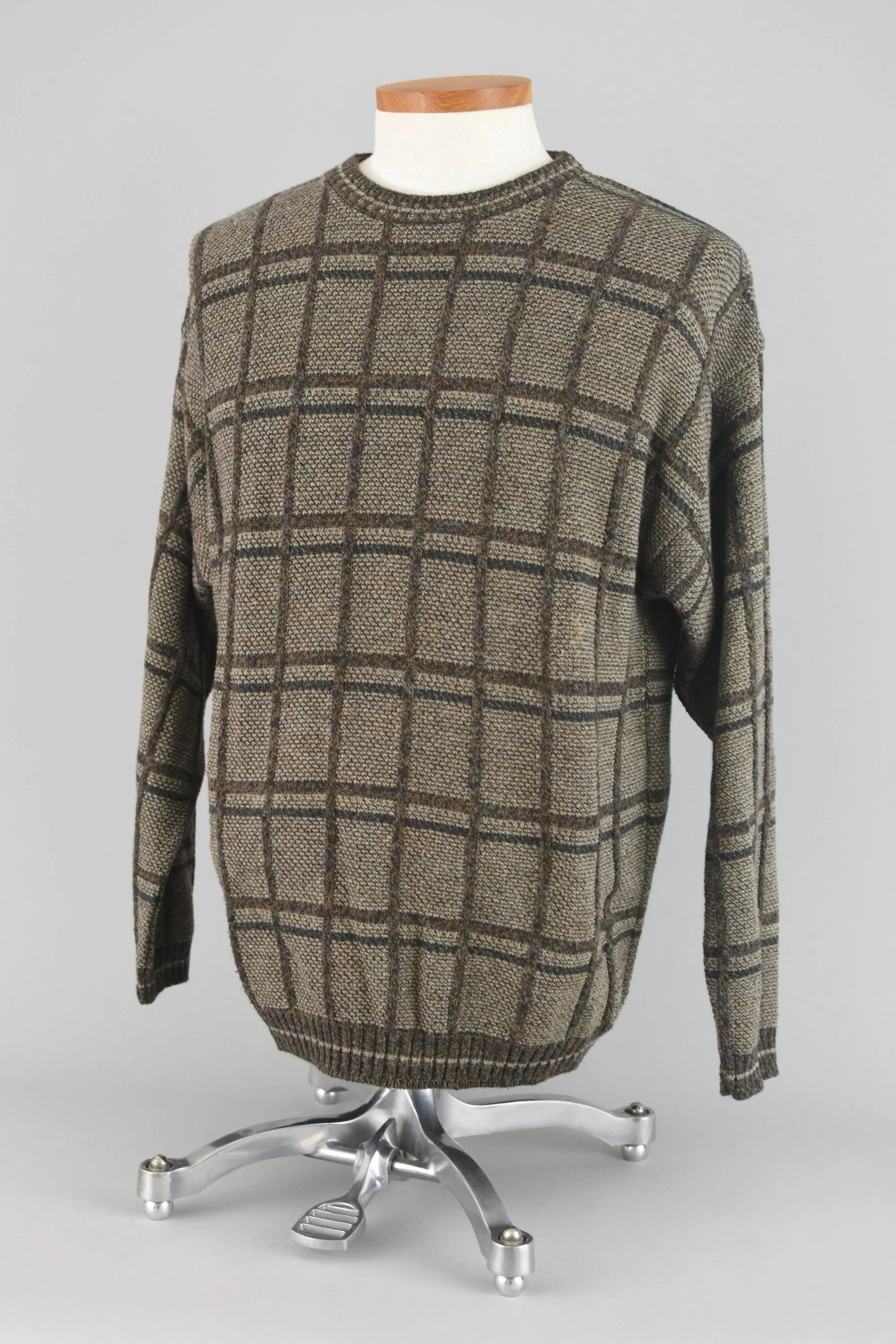 Vintage Brown Slouchy Sweater David Taylor Men's Large