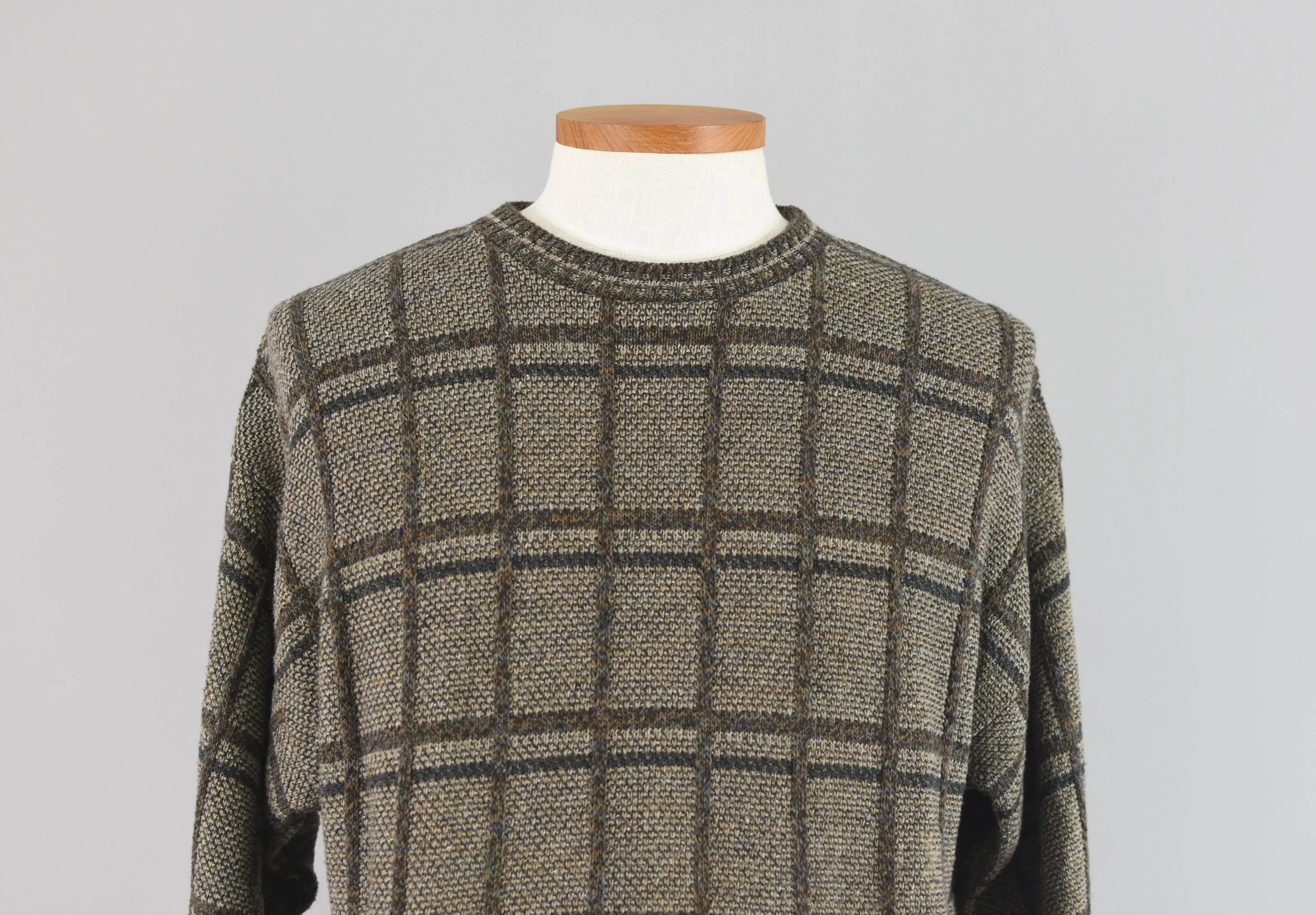 Vintage Brown Slouchy Sweater David Taylor Men's Large